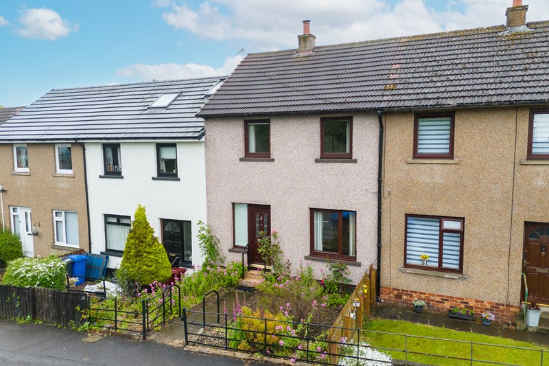 Two-bedroom terraced home in Dundee. Address: 21 Myrekirk Road, Dundee